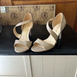 Unisa Taupe Strappy Heels for Women